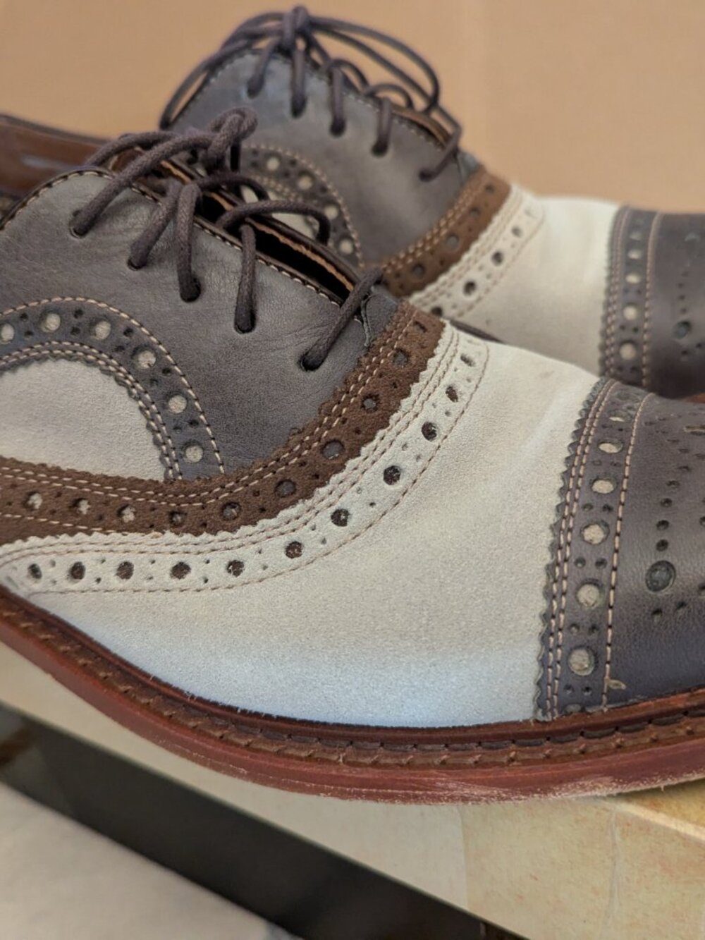 Johnston & Murphy 1850 Cap Toe Men's Derby Size 10.5 - Picture 3 of 7